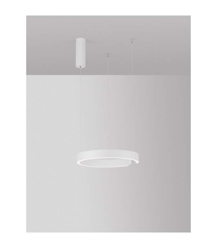Selby Integrated LED Pendant Ceiling Light Sandy White Aluminium LED 45W 2490Lm 3000K-2