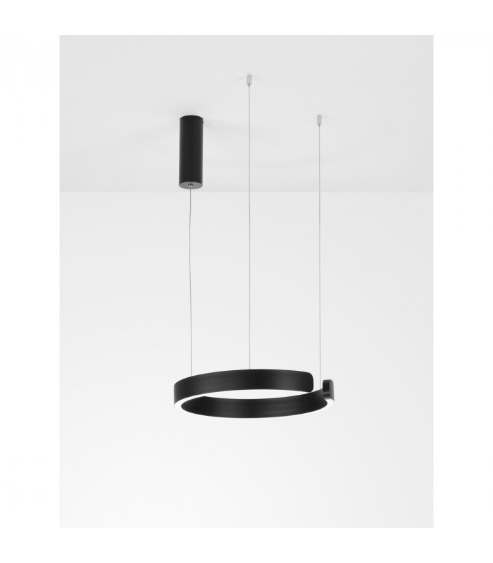 Selby Integrated LED Pendant Ceiling Light Sandy Black Aluminium LED 45W 2490Lm 3000K-4