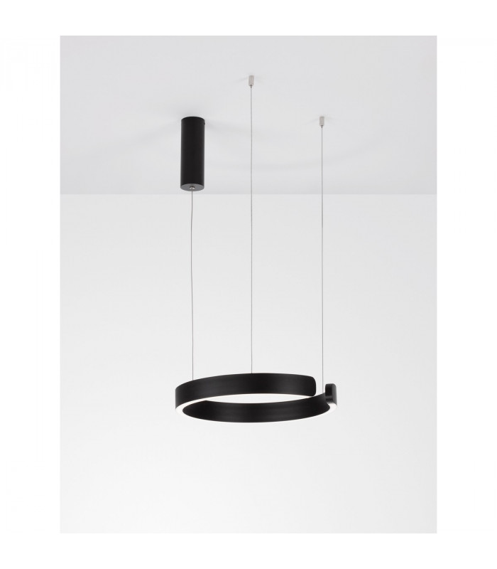 Selby Integrated LED Pendant Ceiling Light Sandy Black Aluminium LED 45W 2490Lm 3000K-5