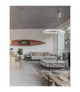 Selby Integrated LED Pendant Ceiling Light Sandy White Aluminium LED 50W 2950Lm 3000K-2