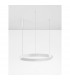 Selby Integrated LED Pendant Ceiling Light Sandy White Aluminium LED 50W 2950Lm 3000K-4