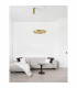 Selby Integrated LED Pendant Ceiling Light Brass Gold Aluminium LED 45W 2490Lm 3000K-2