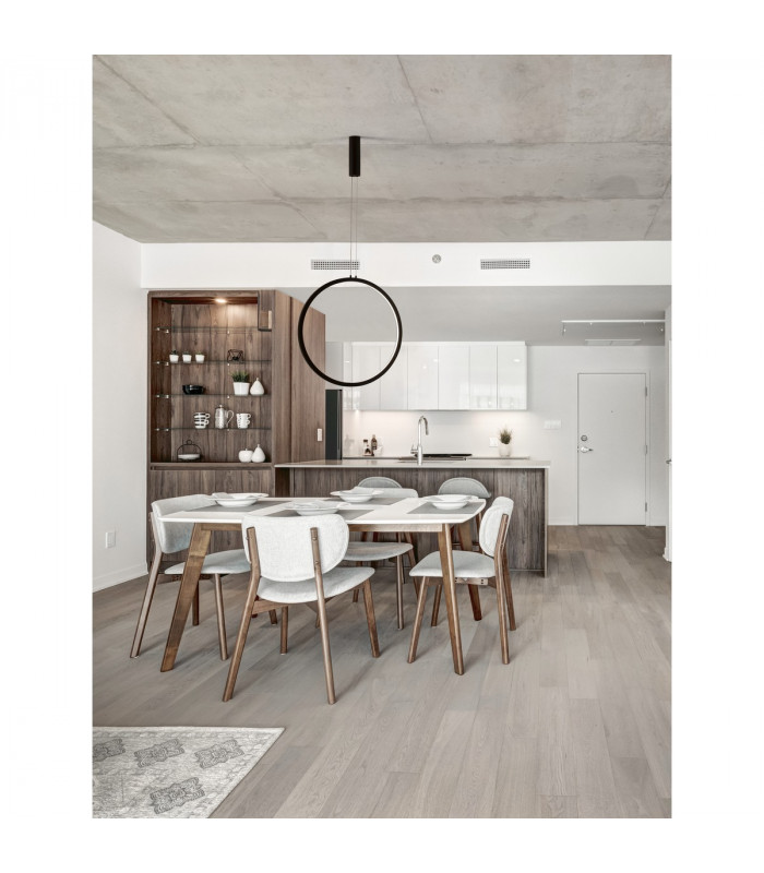Change Integrated LED Pendant Ceiling Light Sandy Black Aluminium LED 35W 1160Lm 3000K-2