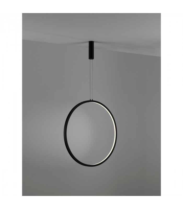 Change Integrated LED Pendant Ceiling Light Sandy Black Aluminium LED 48W 1684Lm 3000K-3