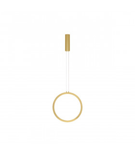 Change Integrated LED Pendant Ceiling Light Gold Aluminium LED 25W 741Lm 3000K-1