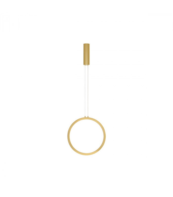 Change Integrated LED Pendant Ceiling Light Gold Aluminium LED 25W 741Lm 3000K-1