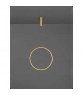 Change Integrated LED Pendant Ceiling Light Gold Aluminium LED 35W 1160Lm 3000K-1
