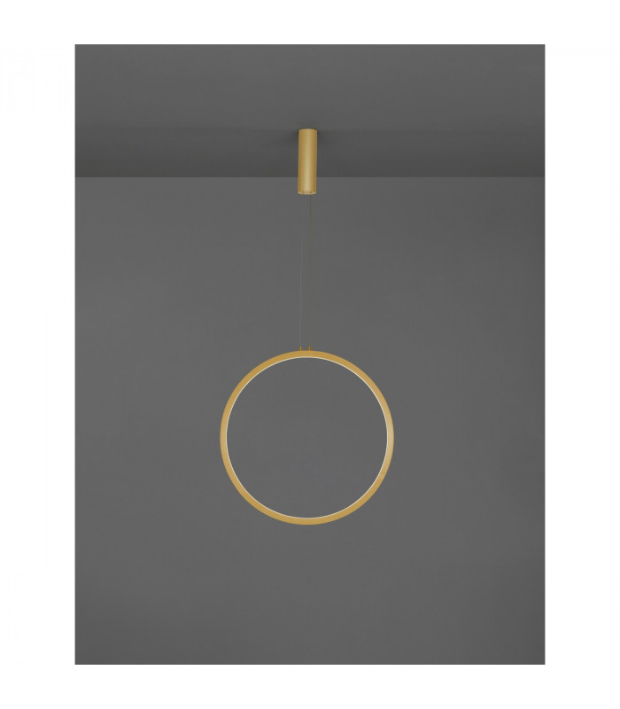 Change Integrated LED Pendant Ceiling Light Gold Aluminium LED 35W 1160Lm 3000K-1