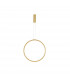 Change Integrated LED Pendant Ceiling Light Gold Aluminium LED 35W 1160Lm 3000K-2