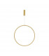 Change Integrated LED Pendant Ceiling Light Gold Aluminium LED 48W 1684Lm 3000K-1