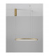 Tarquin Integrated LED Pendant Ceiling Light Brushed Gold Aluminium LED 36W 1980Lm 3000K-5