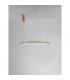 Tarquin Integrated LED Pendant Ceiling Light Brushed Gold Aluminium LED 48W 2592Lm 3000K-4