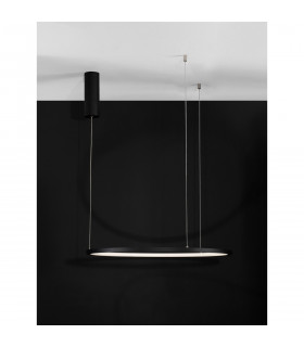 Tarquin Integrated LED Pendant Ceiling Light Sandy Black Aluminium LED 36W 1980Lm 3000K-2