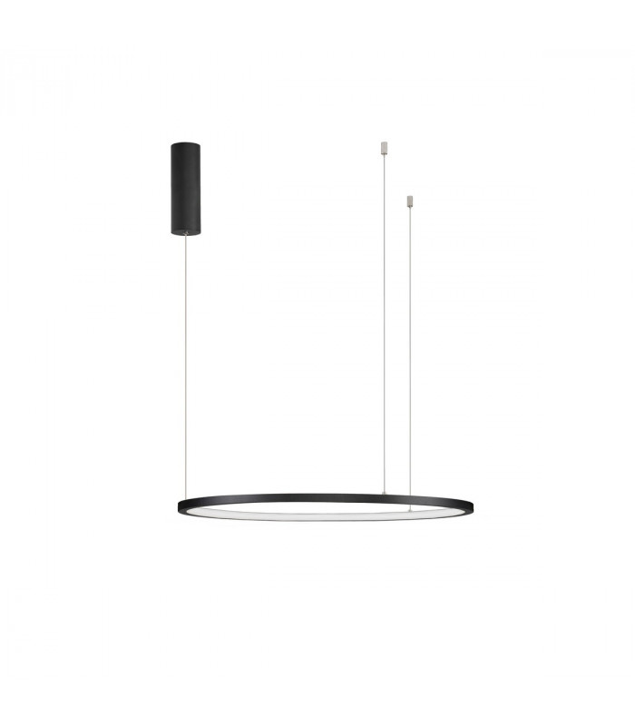 Tarquin Integrated LED Pendant Ceiling Light Sandy Black Aluminium LED 36W 1980Lm 3000K-3