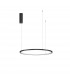 Tarquin Integrated LED Pendant Ceiling Light Sandy Black Aluminium LED 36W 1980Lm 3000K-4