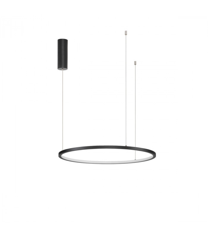 Tarquin Integrated LED Pendant Ceiling Light Sandy Black Aluminium LED 36W 1980Lm 3000K-4