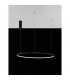 Tarquin Integrated LED Pendant Ceiling Light Sandy Black Aluminium LED 48W 2592Lm 3000K-6