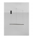 Tarquin Integrated LED Pendant Ceiling Light Sandy Black Aluminium LED 48W 2592Lm 3000K-8