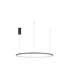 Tarquin Integrated LED Pendant Ceiling Light Sandy Black Aluminium LED 58W 3132Lm 3000K-1