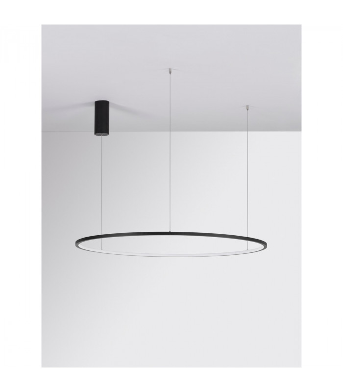 Tarquin Integrated LED Pendant Ceiling Light Sandy Black Aluminium LED 58W 3132Lm 3000K-3