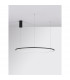 Tarquin Integrated LED Pendant Ceiling Light Sandy Black Aluminium LED 58W 3132Lm 3000K-4