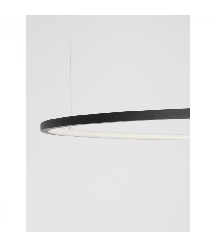 Tarquin Integrated LED Pendant Ceiling Light Sandy Black Aluminium LED 58W 3132Lm 3000K-6