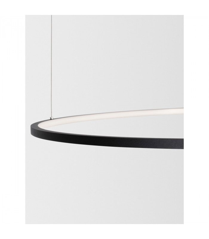 Tarquin Integrated LED Pendant Ceiling Light Sandy Black Aluminium LED 58W 3132Lm 3000K-7