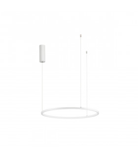 Tarquin Integrated LED Pendant Ceiling Light Sandy White Aluminium LED 36W 1980Lm 3000K-1
