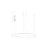 Tarquin Integrated LED Pendant Ceiling Light Sandy White Aluminium LED 48W 2592Lm 3000K-1
