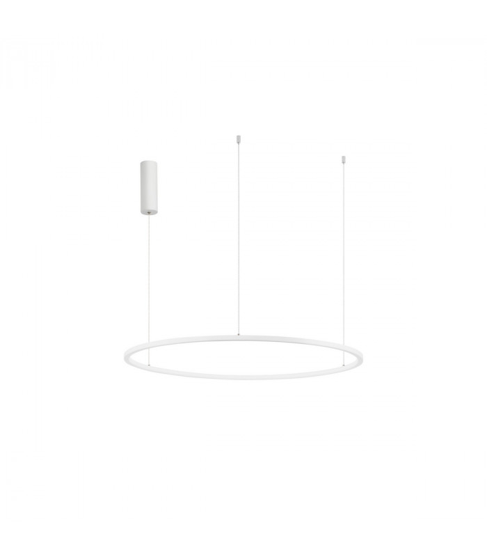 Tarquin Integrated LED Pendant Ceiling Light Sandy White Aluminium LED 48W 2592Lm 3000K-1