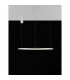 Tarquin Integrated LED Pendant Ceiling Light Sandy White Aluminium LED 48W 2592Lm 3000K-6