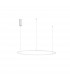 Tarquin Integrated LED Pendant Ceiling Light Sandy White Aluminium LED 58W 3132Lm 3000K-1