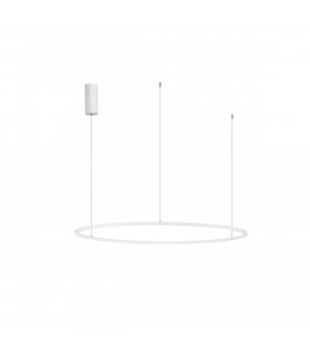 Tarquin Integrated LED Pendant Ceiling Light Sandy White Aluminium LED 58W 3132Lm 3000K-1