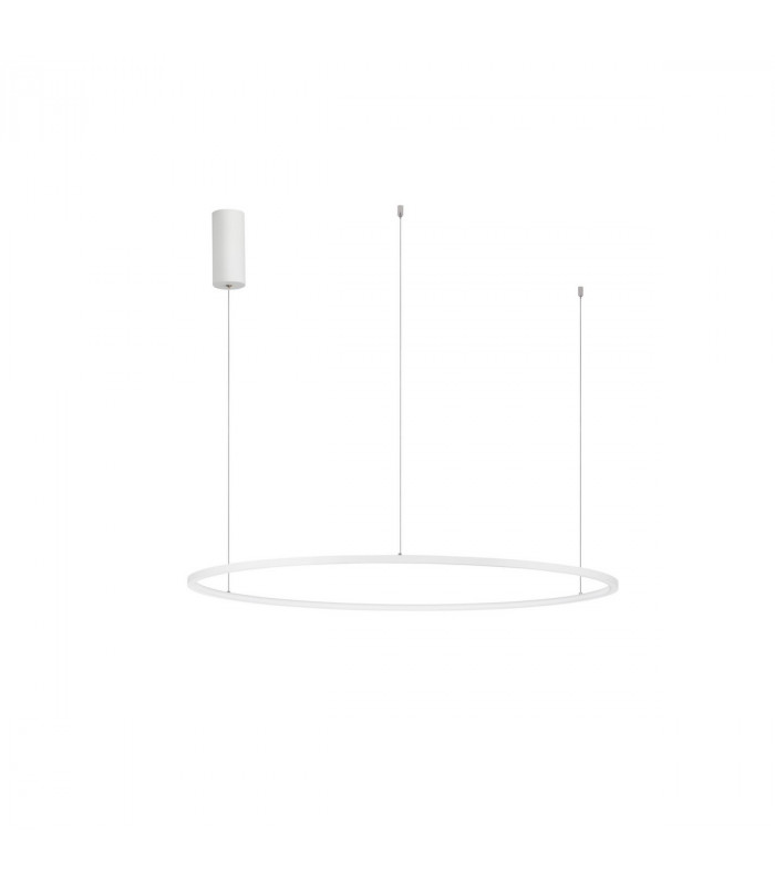 Tarquin Integrated LED Pendant Ceiling Light Sandy White Aluminium LED 58W 3132Lm 3000K-1