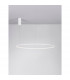 Tarquin Integrated LED Pendant Ceiling Light Sandy White Aluminium LED 58W 3132Lm 3000K-2