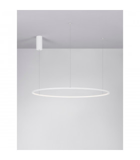 Tarquin Integrated LED Pendant Ceiling Light Sandy White Aluminium LED 58W 3132Lm 3000K-2