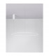 Tarquin Integrated LED Pendant Ceiling Light Sandy White Aluminium LED 58W 3132Lm 3000K-3