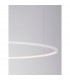 Tarquin Integrated LED Pendant Ceiling Light Sandy White Aluminium LED 58W 3132Lm 3000K-4