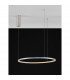 Tarquin Integrated LED Pendant Ceiling Light Champagne Silver Aluminium LED 36W 1980Lm 3000K-2