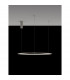 Tarquin Integrated LED Pendant Ceiling Light Champagne Silver Aluminium LED 48W 2592Lm 3000K-2