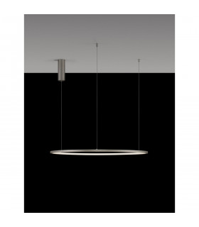 Tarquin Integrated LED Pendant Ceiling Light Champagne Silver Aluminium LED 48W 2592Lm 3000K-2