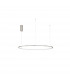 Tarquin Integrated LED Pendant Ceiling Light Champagne Silver Aluminium LED 58W 3132Lm 3000K-1