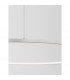 Tarquin Integrated LED Pendant Ceiling Light Champagne Silver Aluminium LED 58W 3132Lm 3000K-5