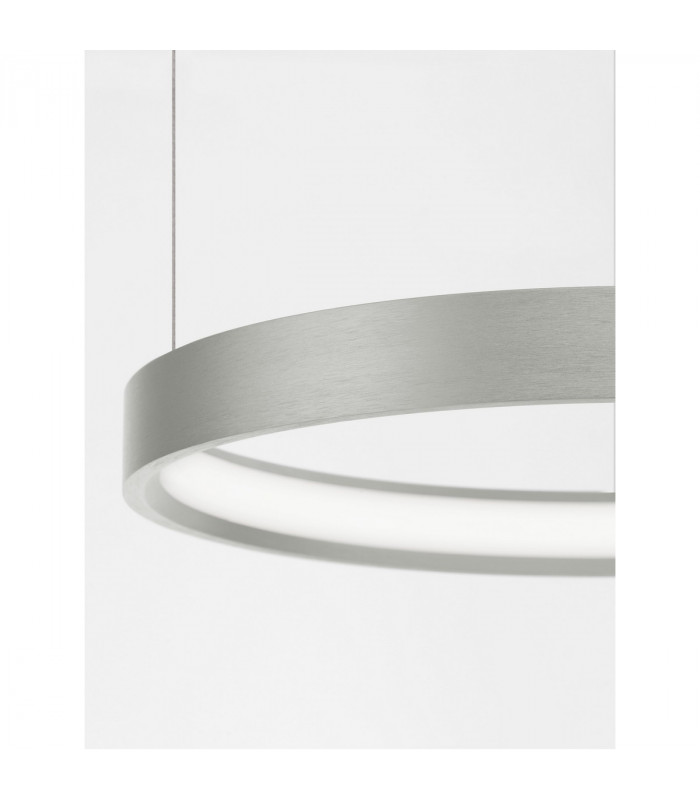 Perrine Integrated LED Pendant Ceiling Light Champagne Silver Aluminium LED 30W 1080Lm 3000K-5