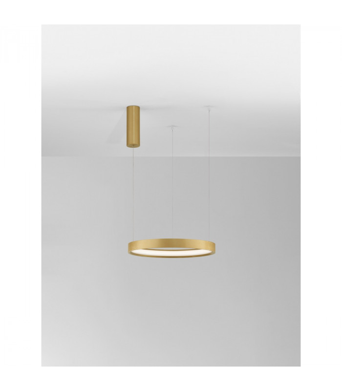 Perrine Integrated LED Pendant Ceiling Light Brushed Gold Aluminium LED 30W 1080Lm 3000K-2