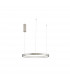 Perrine Integrated LED Pendant Ceiling Light Champagne Silver Aluminium LED 42W 1512Lm 3000K-1