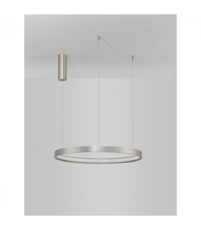 Perrine Integrated LED Pendant Ceiling Light Champagne Silver Aluminium LED 42W 1512Lm 3000K-3