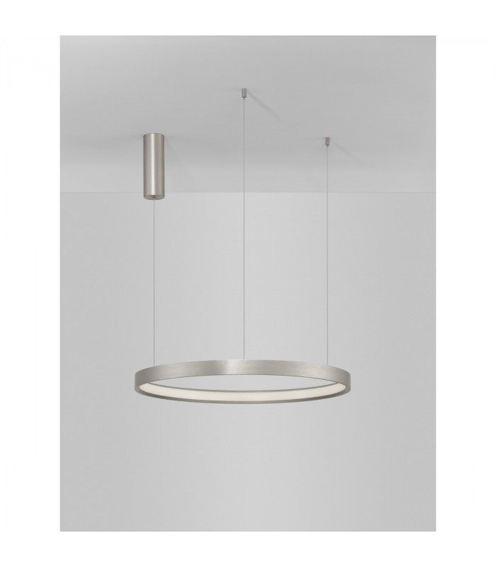 Perrine Integrated LED Pendant Ceiling Light Champagne Silver Aluminium LED 42W 1512Lm 3000K-4