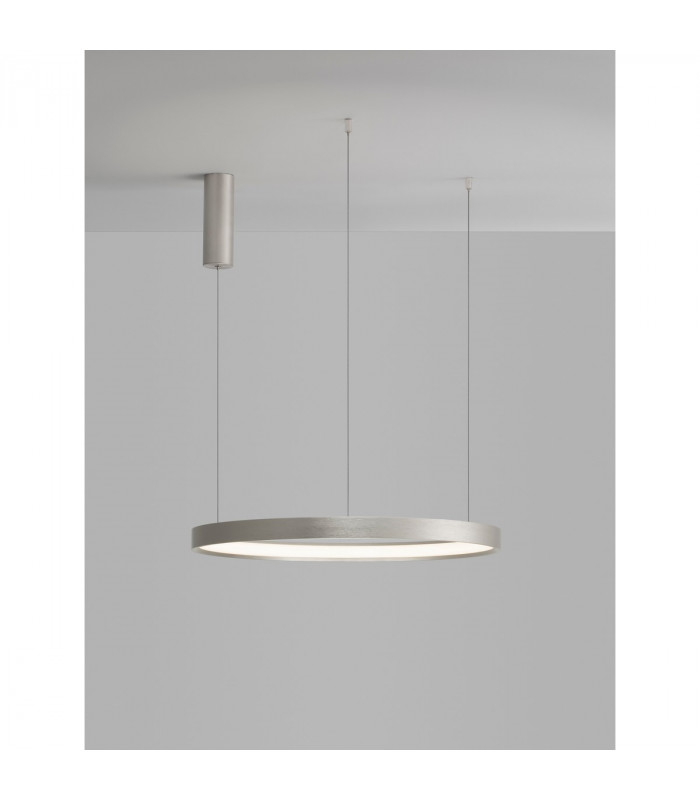 Perrine Integrated LED Pendant Ceiling Light Champagne Silver Aluminium LED 42W 1512Lm 3000K-6