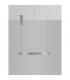 Perrine Integrated LED Pendant Ceiling Light Champagne Silver Aluminium LED 42W 1512Lm 3000K-7